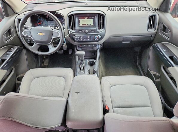 1GCGTBEN8H1255166 2017 CHEVROLET COLORADO Red Vista del salpicadero