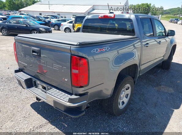 1GCGTBENXN1121657 2022 CHEVROLET COLORADO Gray Tył prawy