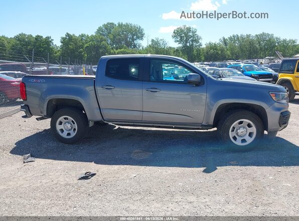 1GCGTBENXN1121657 2022 CHEVROLET COLORADO Gray Widok wnętrza z tyłu