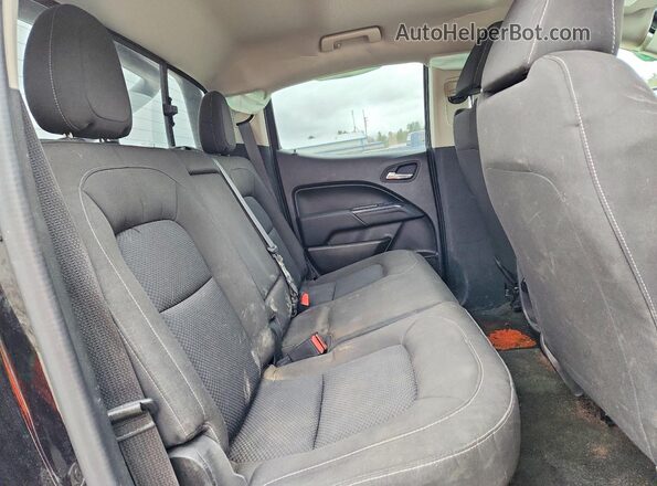 1GCGTCE30G1170194 2016 CHEVROLET COLORADO Black უკანა სავარძლების ხედი