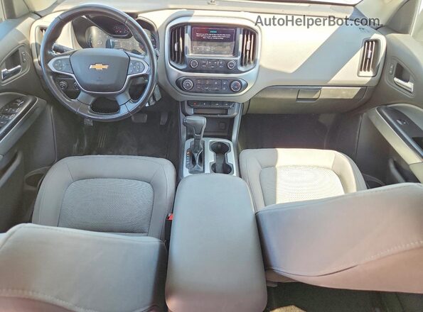1GCGTCE35G1364199 2016 CHEVROLET COLORADO Silver Widok deski rozdzielczej