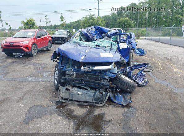 1GCGTCE36G1390990 2016 CHEVROLET COLORADO Blue უკანა სალონის ხედი