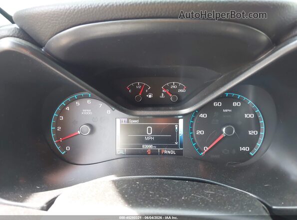 1GCGTCEN0J1192740 2018 CHEVROLET COLORADO Red უკანა სავარძლების ხედი