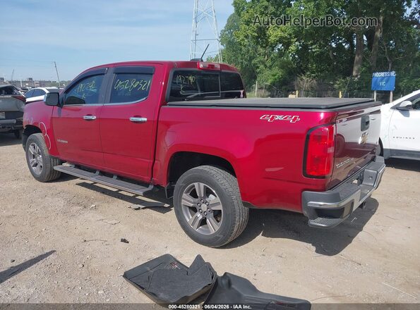 1GCGTCEN0J1192740 2018 CHEVROLET COLORADO Red უკანა მარცხენა