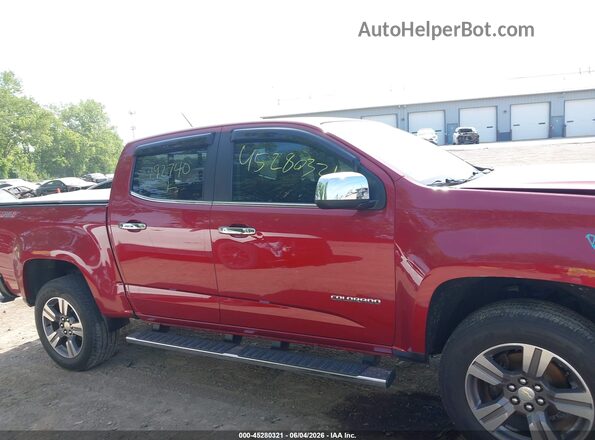 1GCGTCEN0J1192740 2018 CHEVROLET COLORADO Red უკანა სალონის ხედი