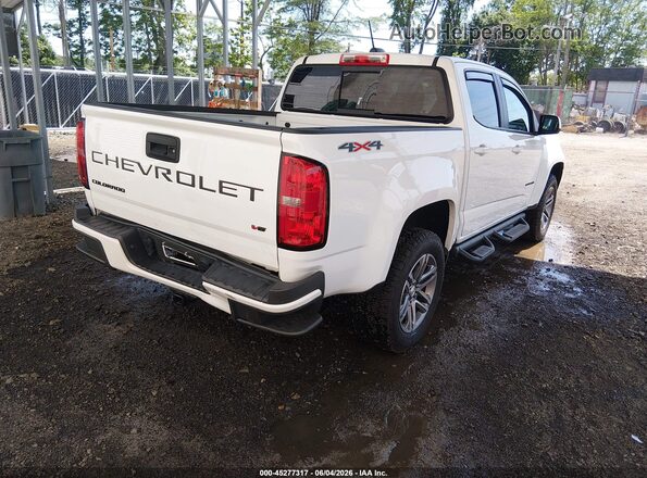 1GCGTCEN0N1213298 2022 CHEVROLET COLORADO White Trasero derecho