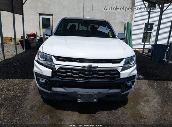 1GCGTCEN0N1213298 2022 CHEVROLET COLORADO White Vista del cuadro de instrumentos
