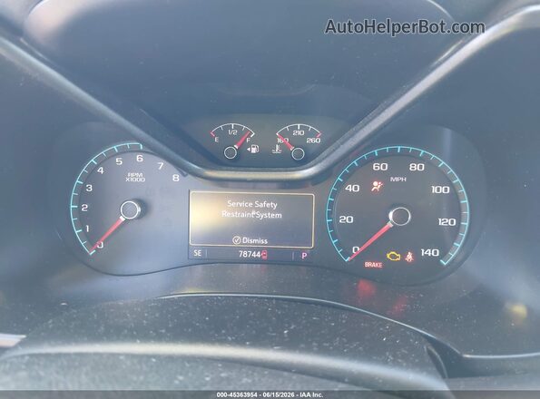 1GCGTCEN2K1255788 2019 CHEVROLET COLORADO Gray Widok tylnych siedzeń