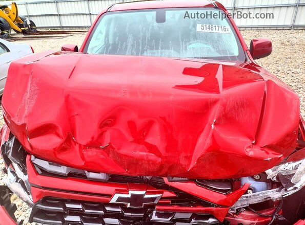 1GCGTCEN2N1117205 2022 CHEVROLET COLORADO Red Rear interior view