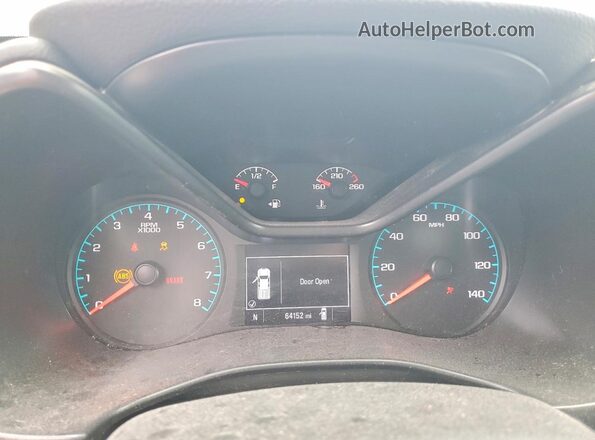 1GCGTCEN2N1117205 2022 CHEVROLET COLORADO Red Instrument cluster view