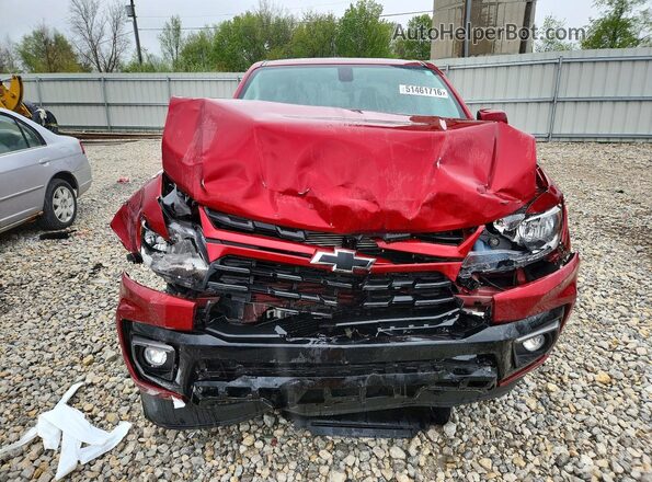 1GCGTCEN2N1117205 2022 CHEVROLET COLORADO Red Front view