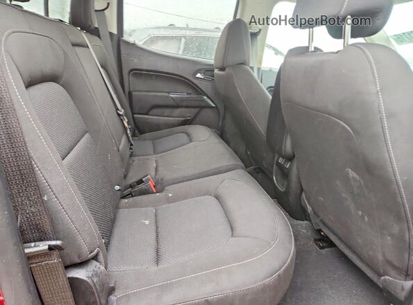 1GCGTCEN2N1117205 2022 CHEVROLET COLORADO Red Rear seats view