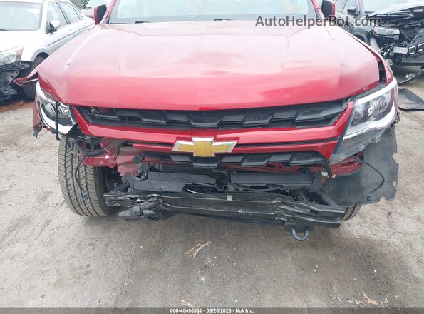 1GCGTCEN3M1297180 2021 CHEVROLET COLORADO Red Widok z przodu