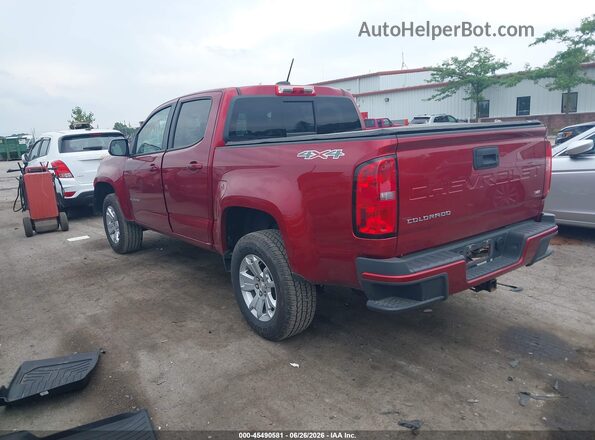 1GCGTCEN3M1297180 2021 CHEVROLET COLORADO Red Tył lewy
