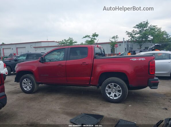 1GCGTCEN3M1297180 2021 CHEVROLET COLORADO Red Widok wnętrza 360 stopni