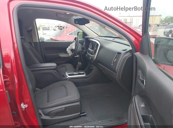 1GCGTCEN3M1297180 2021 CHEVROLET COLORADO Red Widok wnętrza z przodu