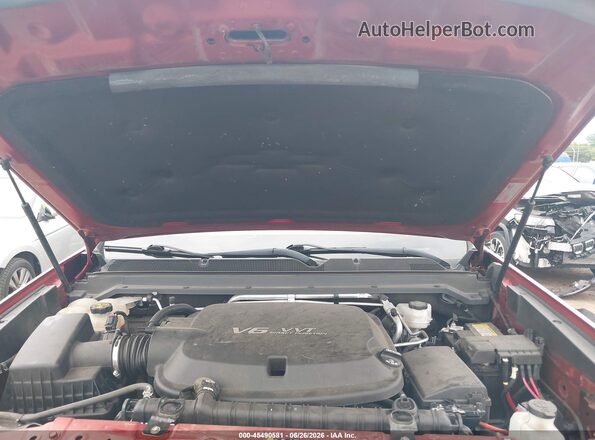 1GCGTCEN3M1297180 2021 CHEVROLET COLORADO Red Widok z tyłu