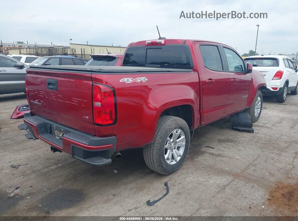 1GCGTCEN3M1297180 2021 CHEVROLET COLORADO Red Tył prawy