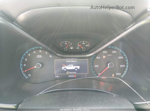 1GCGTCEN4K1356850 2019 CHEVROLET COLORADO Черный Вид задних сидений