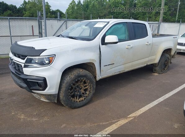 1GCGTCEN4M1221421 2021 CHEVROLET COLORADO White Vista tres cuartos delantera izquierda