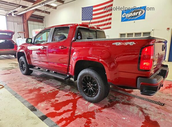 1GCGTCEN4N1106822 2022 CHEVROLET COLORADO Burgundy 
