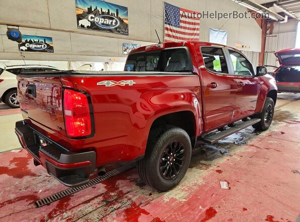 1GCGTCEN4N1106822 2022 CHEVROLET COLORADO Burgundy 