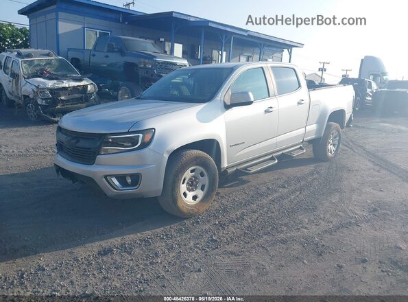 1GCGTCEN5H1161400 2017 CHEVROLET COLORADO Silver Առջևի ձախ երեք քառորդ տեսարան