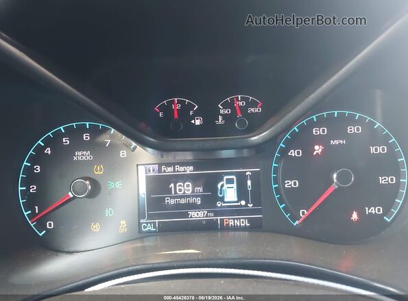1GCGTCEN5H1161400 2017 CHEVROLET COLORADO Silver Հետևի նստատեղերի տեսք