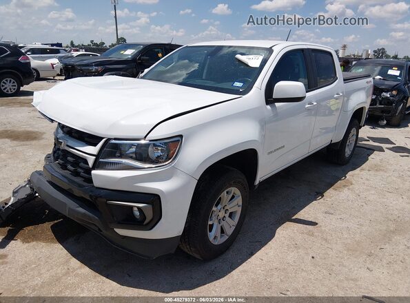1GCGTCEN5N1296498 2022 CHEVROLET COLORADO White Front left