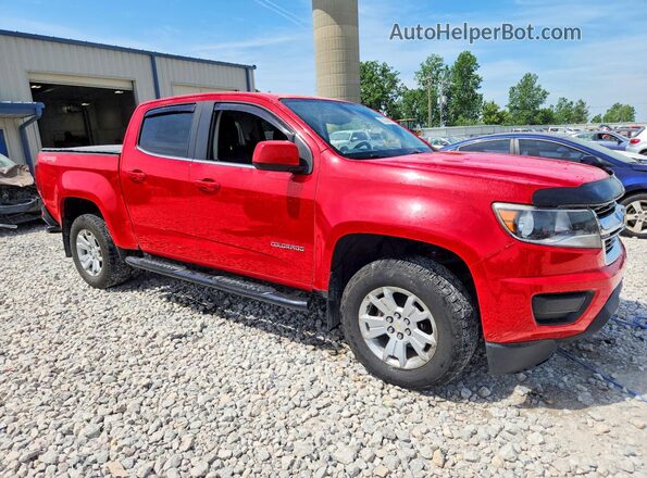1GCGTCEN6J1102183 2018 CHEVROLET COLORADO Red Przód prawy