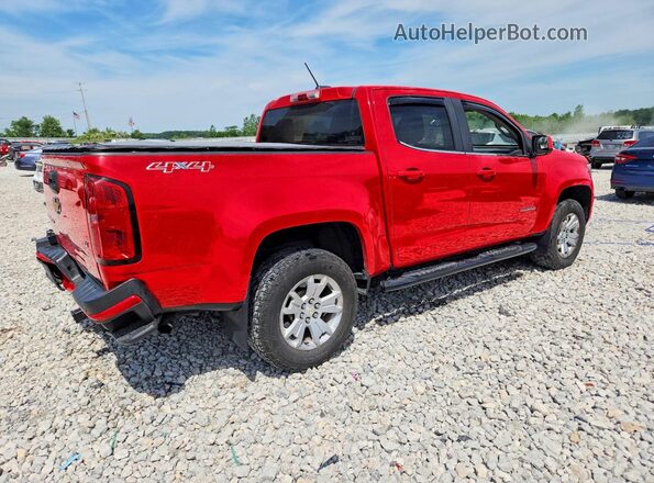 1GCGTCEN6J1102183 2018 CHEVROLET COLORADO Red Tył prawy