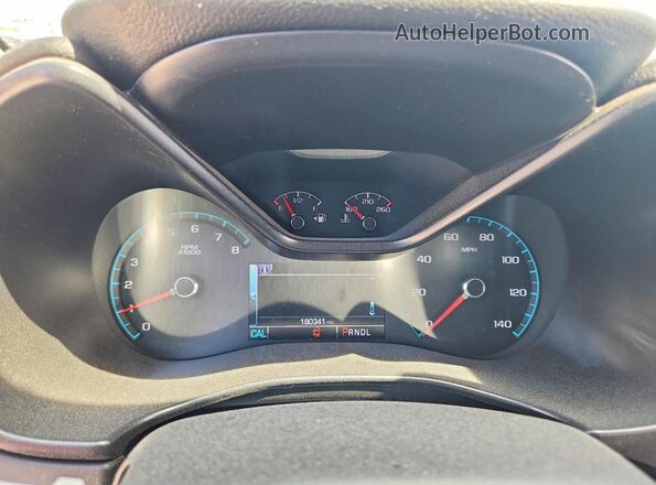 1GCGTCEN6J1102183 2018 CHEVROLET COLORADO Red Widok zestawu wskaźników