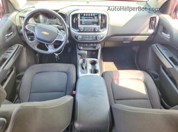 1GCGTCEN6J1102183 2018 CHEVROLET COLORADO Red Widok deski rozdzielczej