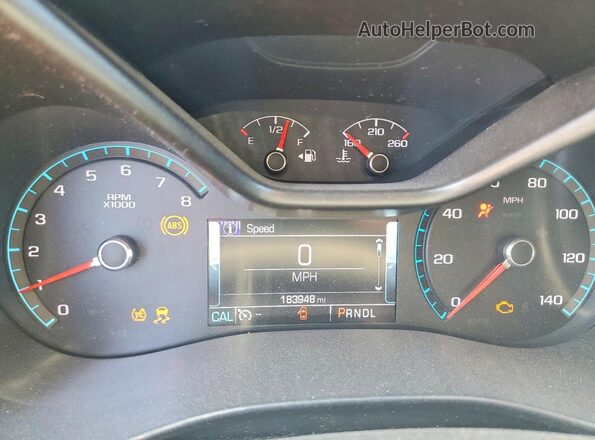 1GCGTCEN6J1106380 2018 CHEVROLET COLORADO Gray Widok zestawu wskaźników