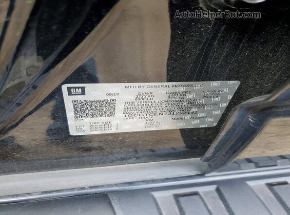 1GCGTCEN7J1292141 2018 CHEVROLET COLORADO Черный Вид подкапотного пространства
