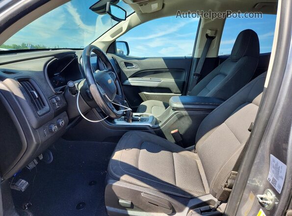 1GCGTCEN7M1292385 2021 CHEVROLET COLORADO Gray Вид салону спереду