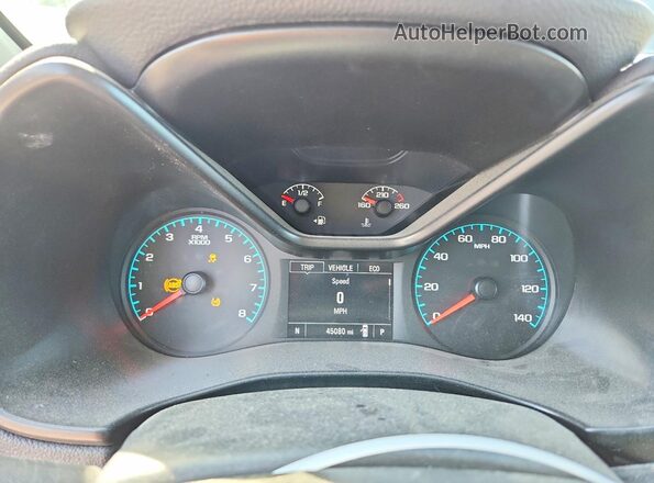 1GCGTCEN7M1292385 2021 CHEVROLET COLORADO Gray Вид щитка приладів