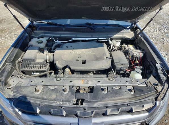 1GCGTCEN7M1292385 2021 CHEVROLET COLORADO Gray Вид задньої частини салону
