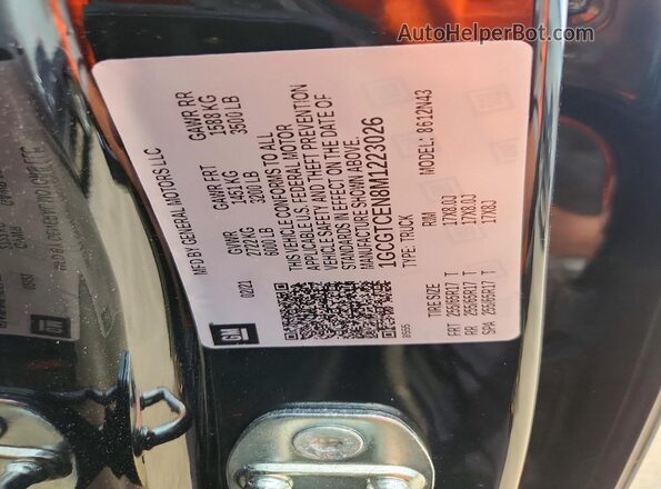 1GCGTCEN8M1223026 2021 CHEVROLET COLORADO Черный Вид подкапотного пространства