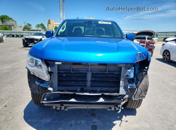 1GCGTCENXM1297905 2021 CHEVROLET COLORADO Blue Вид спереду