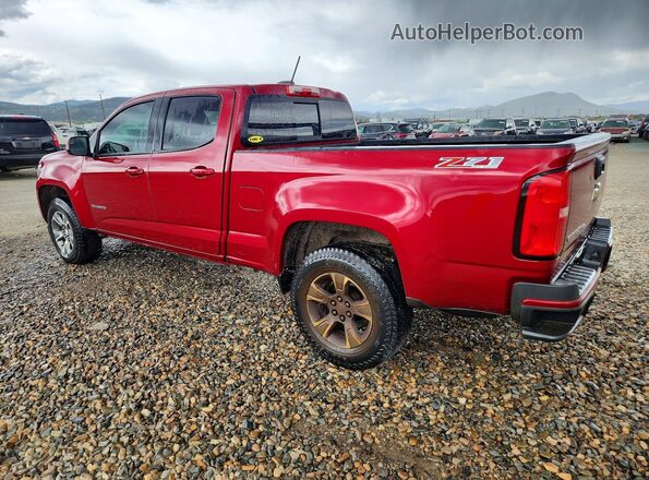 1GCGTDEN0J1214029 2018 CHEVROLET COLORADO Темно-бордовый Задняя левая четверть