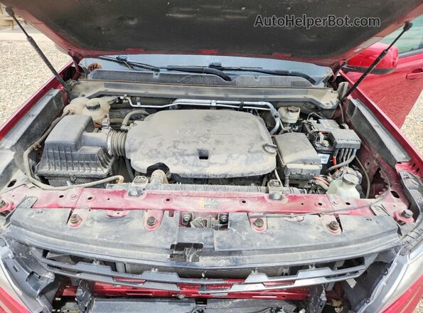 1GCGTDEN0J1214029 2018 CHEVROLET COLORADO Темно-бордовый Вид задней части салона