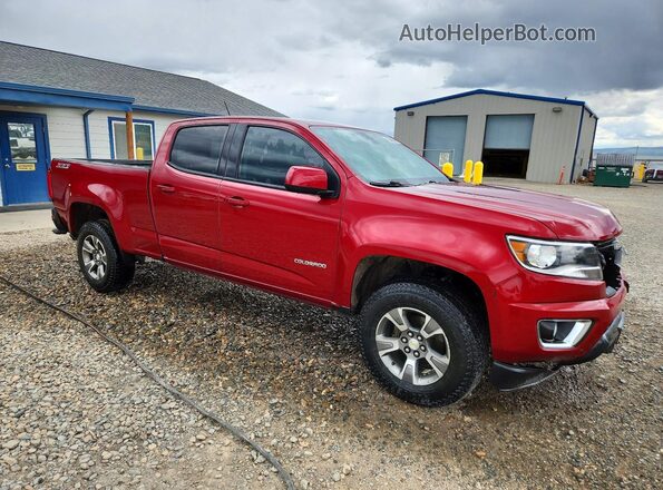 1GCGTDEN0J1214029 2018 CHEVROLET COLORADO Темно-бордовый Передняя правая четверть