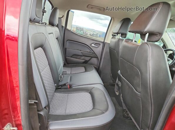1GCGTDEN0J1214029 2018 CHEVROLET COLORADO Темно-бордовый Вид задних сидений