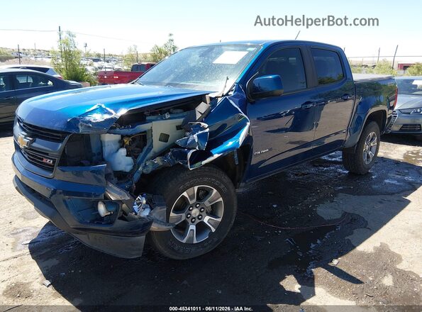 1GCGTDEN1K1127905 2019 CHEVROLET COLORADO Blue Przód lewy