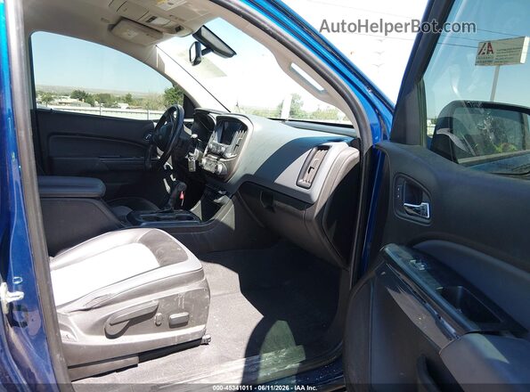 1GCGTDEN1K1127905 2019 CHEVROLET COLORADO Blue Widok wnętrza z przodu