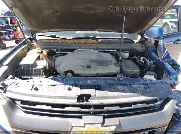 1GCGTDEN1K1127905 2019 CHEVROLET COLORADO Blue Widok z tyłu