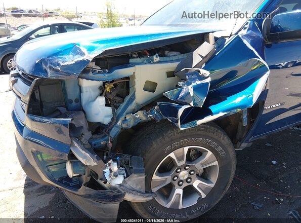 1GCGTDEN1K1127905 2019 CHEVROLET COLORADO Blue Widok z przodu