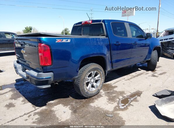 1GCGTDEN1K1127905 2019 CHEVROLET COLORADO Blue Tył prawy