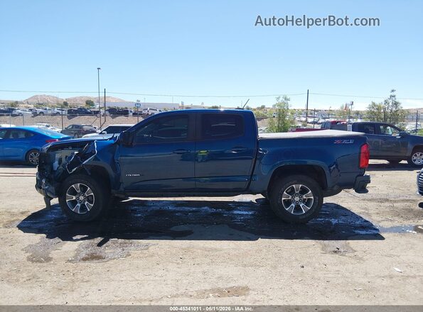 1GCGTDEN1K1127905 2019 CHEVROLET COLORADO Blue Widok wnętrza 360 stopni